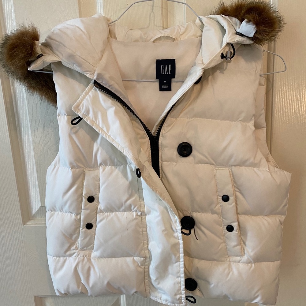 White cropped jacket